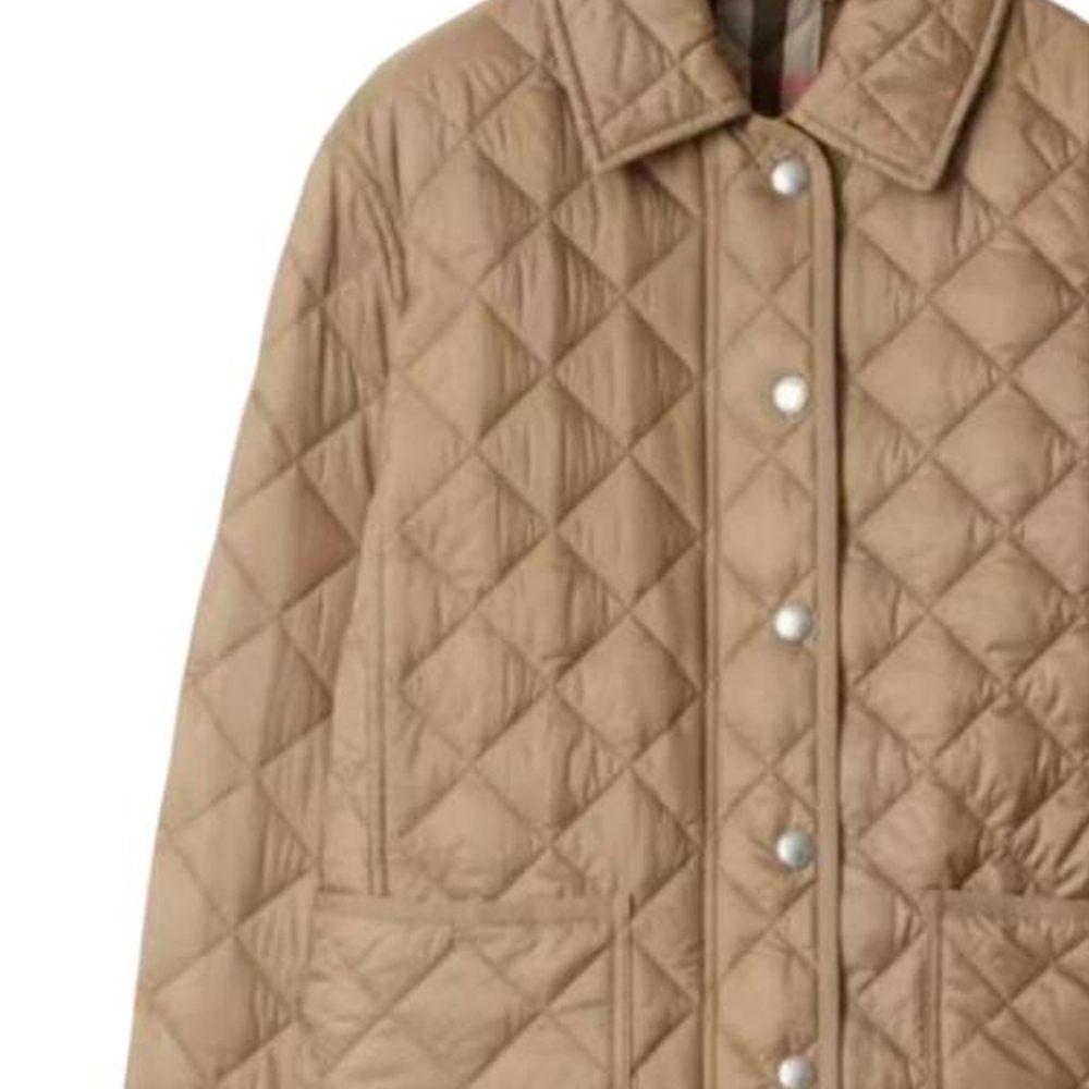 Burberry Puffer Jacket Women's Beige 80841951