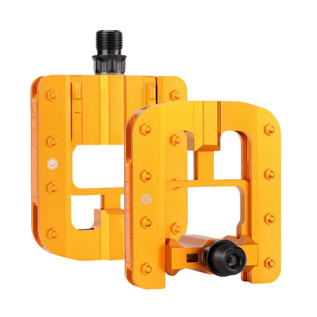 Складные велосипедные педали со светоотражающими полосками Широкие плоские складные велосипедные педали Складные велосипедные педали из алюминиевого сплава