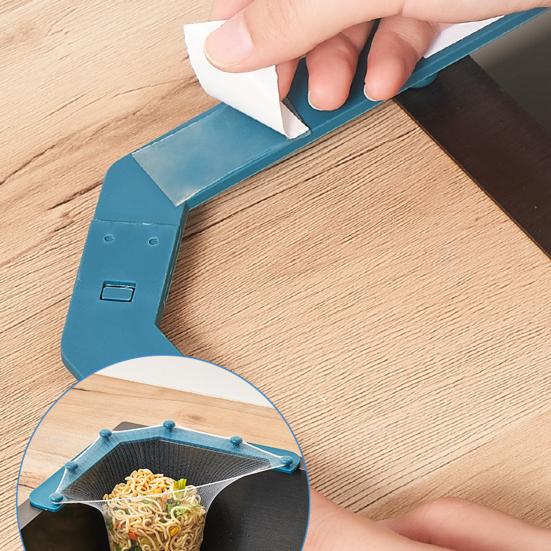 1 комплект, сетка для фильтра для раковины, треугольная рамка, угловая сетка для фильтра, одноразовая корзина для слива мусора для домашней кухни