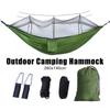Ultralight 260x140cm With Mosquito Net Portable Tourist Sleeping Hammock Outdoor Camping Hammock 1-2 Person Go Swing Hanging Bed