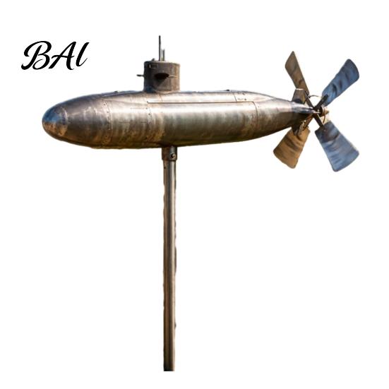 Durable Garden Spinner Wind for Outside Big Foot Riding Motorcycle/Truck/Airplane Metal Rotatable Yard Windmill with Stake Retro Courtyard Porch Patio