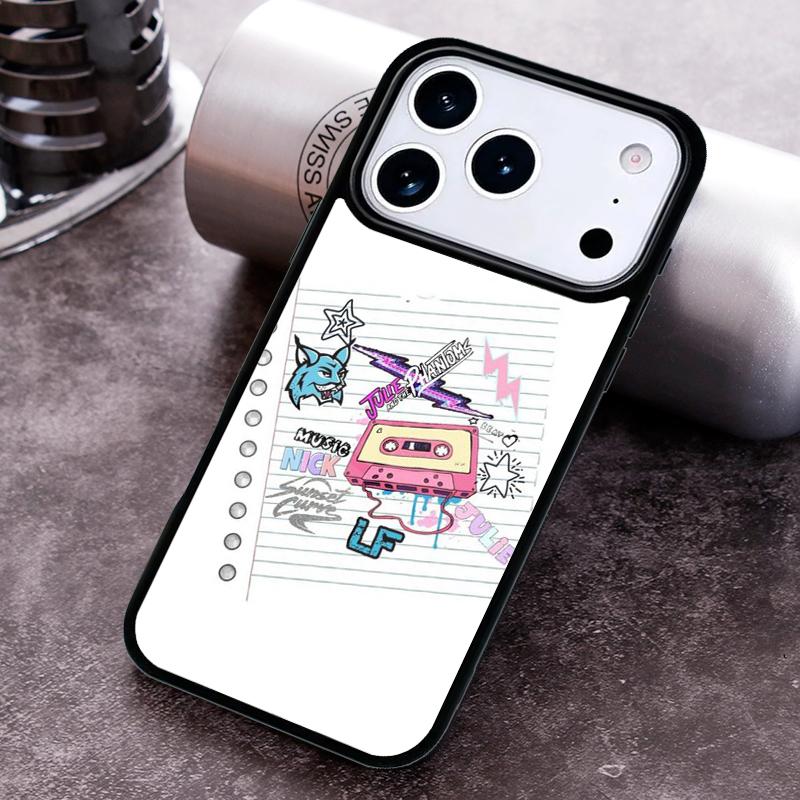 Чехол для телефона 'Джули и призраки' Забавный призрак для iPhone 17 16 15 Pro Max Air 14 13 12 11 Plus Ударопрочный чехол