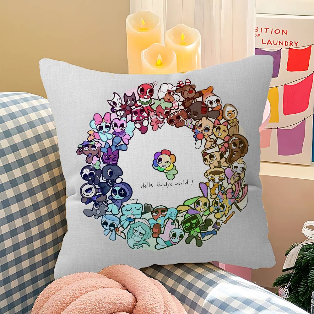 Game DDandys WWorld Pillow Cushion Cover Pillowcase Living Room Sofa Home Decor Customized