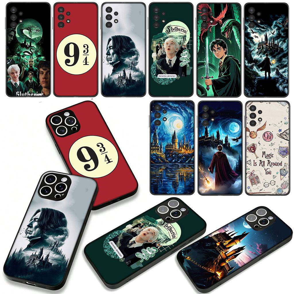 Poster Art Harries Wand Potters Phone Case for Samsung Galaxy S25 S24 S22 S23 FE Ultra Plus A56 A05 A06 A15 A16 A55 S7 Edge