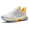 Anta Кроссовки для бега с низким верхом и амортизацией Mach 3.0 Nitrogen Technology, износостойкие, нескользящие, женские, белые, желтые, фиолетовые 122325583S-1