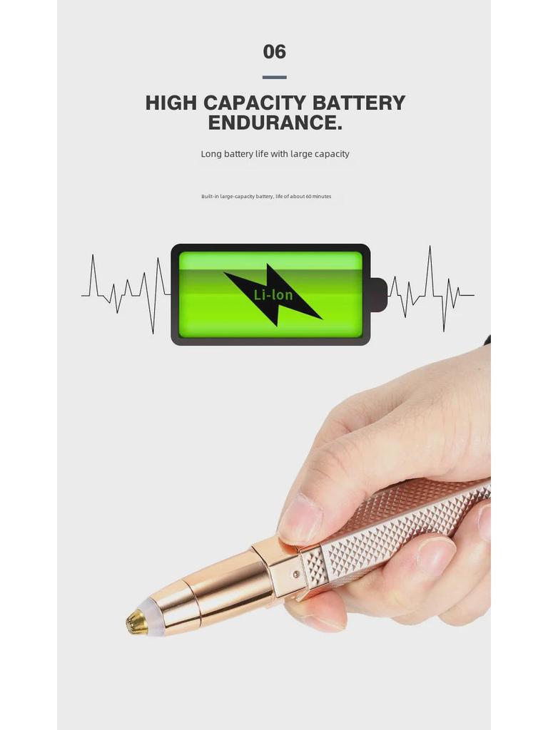 Электрическая бритва для губной помады и триммер для бровей: Мини-эпиляция лица, губ, носа, подмышек, интимных зон.