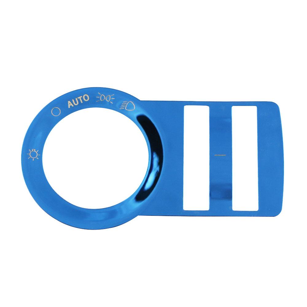 Стайлинг автомобиля, переключатель фар из нержавеющей стали, декоративная наклейка, накладка, подходит для Chevrolet Malibu Cruze Trax для Opel Mokka ASTRA