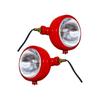 APSMOTIV Headlights+Butler with 12v Bulb for David Brown 700 800 900 1200 Massey Ferguson Tractor 35 35X 65 765 IH Tractor B250 B275 B414 B444 (Red)