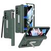 Kickstand Portable Full Coverage Glass Film Case For Samsung Galaxy Z Fold 4 5g Fold3 Fold4 Fold 3 Zfold3 Zfold4 Phone Cover