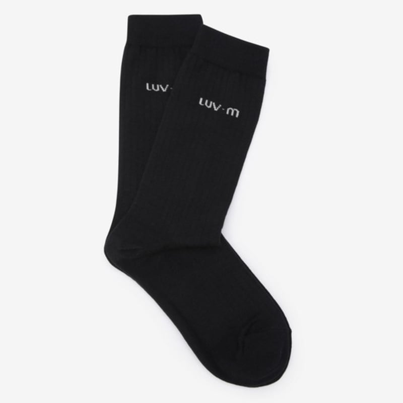 НОСКИ С ЛОГОТИПОМ LUVM LUV.M_ЧЕРНЫЕ