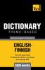 The Theme-based Dictionary British English-Finnish - 5000 Words : 57 Book