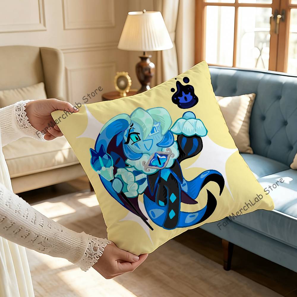 Game CCookie SShadowS Milk Pillowcase Pillowslip Cushion Plush Boys Girls Cartoon Anime Kawaii Decoration Kids Birthday Gifts