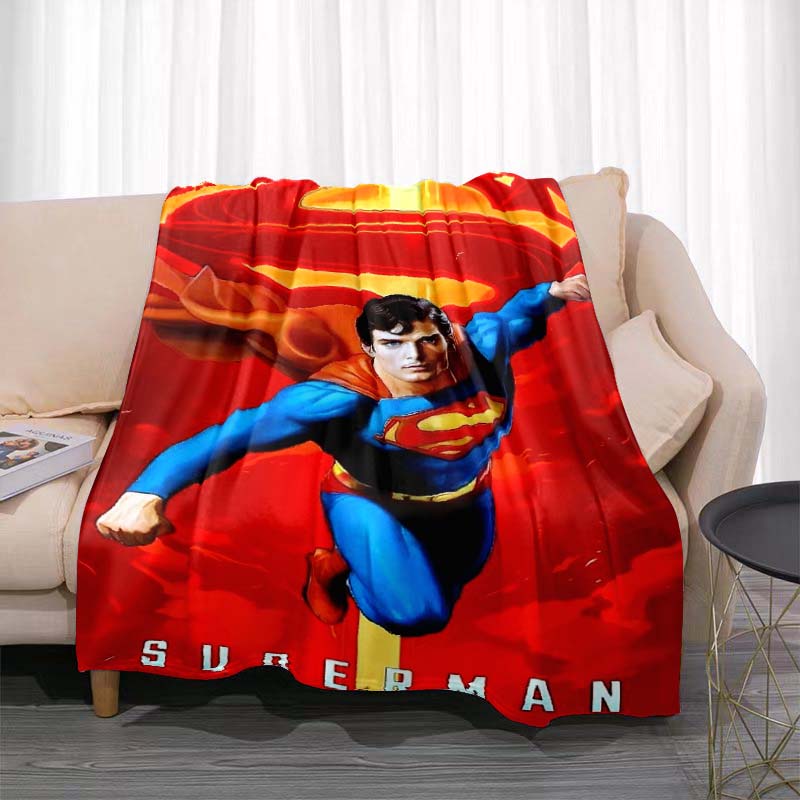 2026 New Superman Character Poster Blanket, Comfortable Home Blanket, Ideal Gift for Fans.