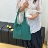 Sweet Plaid Cloth Vest Pouch Contrast Color Tote Bag Portable Double-sided Shoulder Pouch Summer