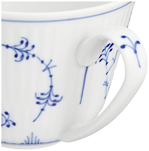 [Официальный импорт] Набор из 5 чашек с блюдцами Royal Copenhagen Blue Fluted Plain, Свадебный подарок, 1053585