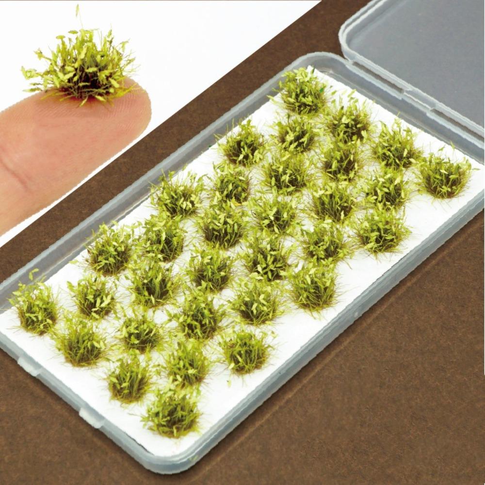 Остролистые Травяные Пучки Модель Искусственная Трава Моделирование Миниатюрные Травяные Кусты Смола Железнодорожный Поезд Маленькая Модель Травы