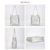 [Alto Rose] Gray Tote Bag Tote Shoulder Bag Shoulder Bag 2way Handbag Large Capacity Big Tote Larger Thin Vertical Commute Commuting To School A4 A4