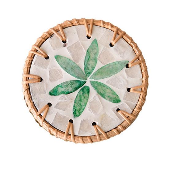 Керамический изоляционный коврик из ротанга, не допускающий ожогов, подставки под чашки, плетеные вручную из ротанга для защиты стола