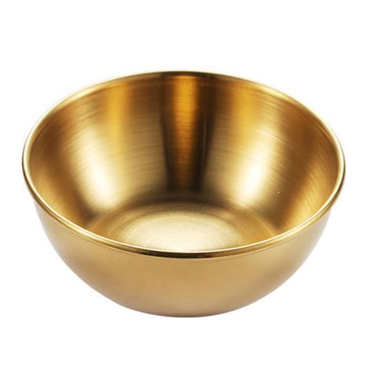 Seasoning Dish Round Rust-proof Stainless Steel Household Small Metal Sauce Plate Home