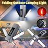 Folding Outdoor Camping Light Portable Rechargeable Hanging Tent Hanging Lantern with Battery Display Emergency Car Outdoor Lamp