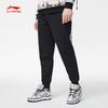 Мужские вязаные спортивные штаны Li Ning Badfive Черные AKLR053-2