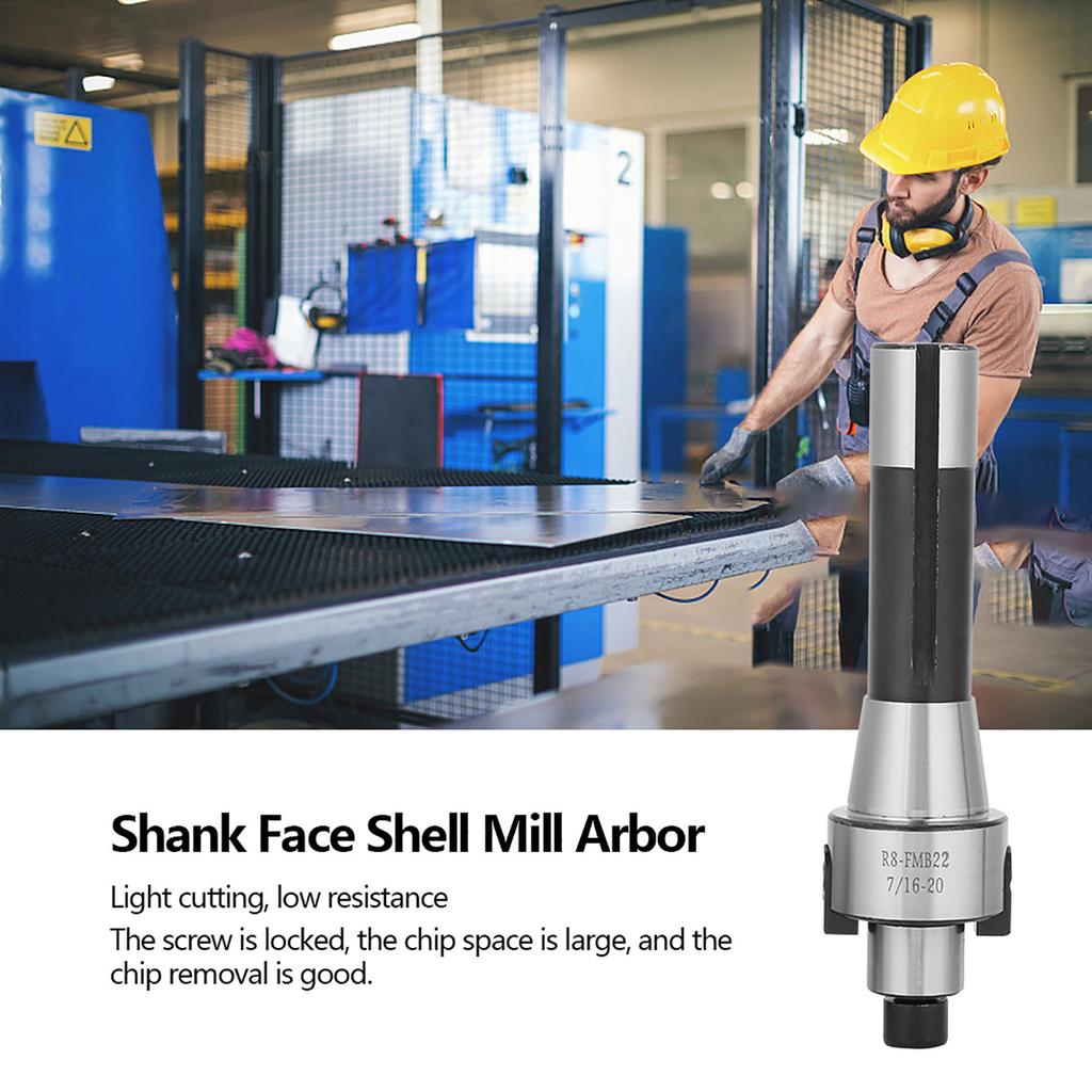 R8 FMB22 Shank Face Shell Mill Arbor   400R 50mm Face End Mill Cutter