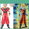 Dragon Ball Сон Гоку Цветная статуя с двойной головой из ПВХ для коллекционеров