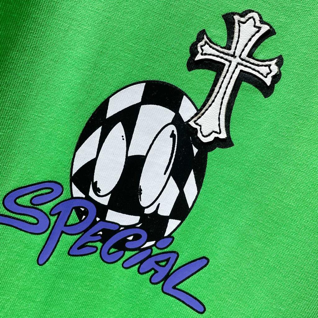 8553 CHROME HEARTS 2025 Лето Новая Высококачественный Хлопок Круглый Вырез Свободный Большой Размер Мужская и Женская Футболка Парная Футболка