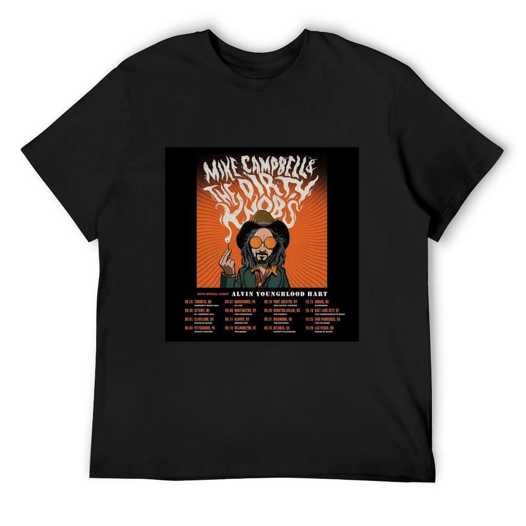 The Dirty Knobs Tour 2022 T-Shirt blacks Short sleeve tee Blouse mens clothing
