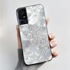 Phone Cover For TCL 40 SE 40 XL 40T Case Silicone Luxury Butterfly Flowers Black Bumper Soft TPU Coque for TCL 40SE 40XL Funda