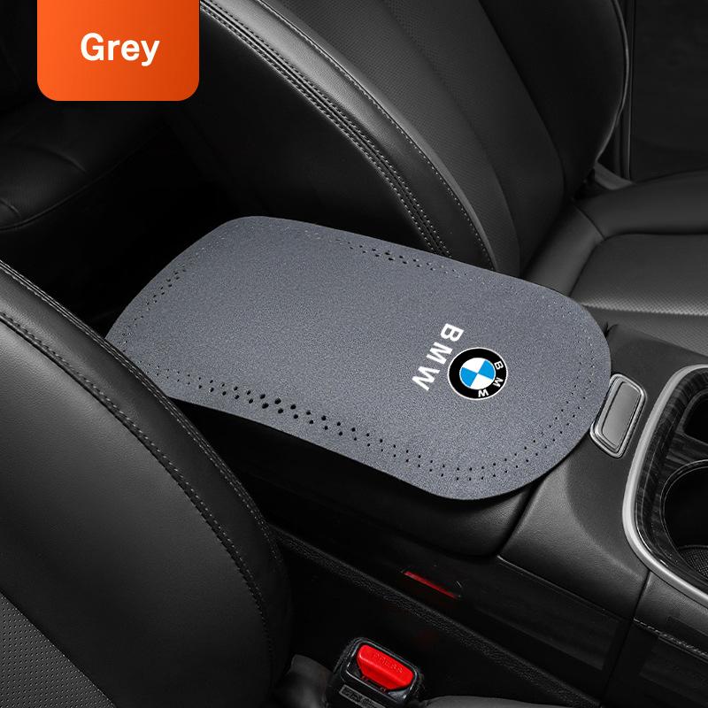 LXXM7 Car Armrest Box Mats For BMW 1 3 5 7 Series X1 X3 X4 X5 F10 F15 F16 F20 F30 F18 F25 M3 M4 E34 E82 Center Console Cover Protector