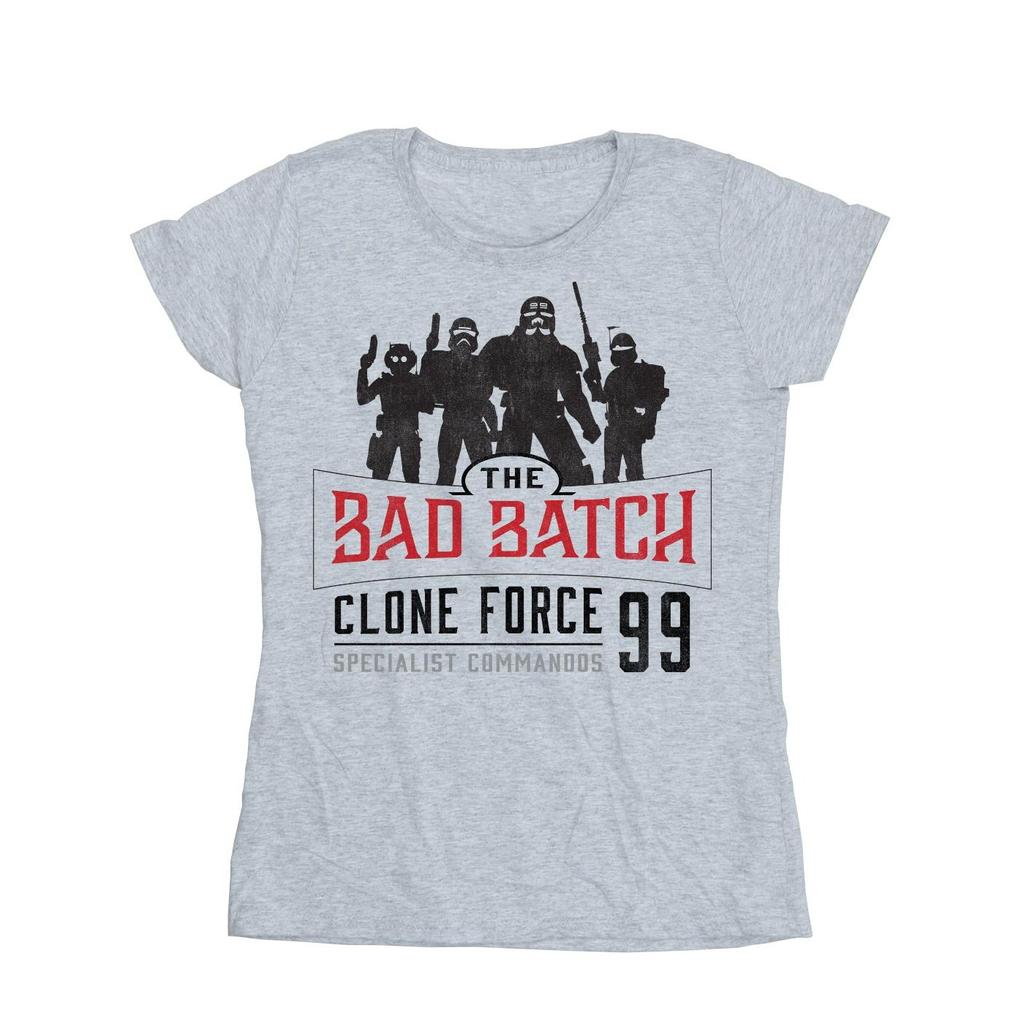 STAR WARS Женская/женская хлопковая футболка The Bad Batch Clone Force 99
