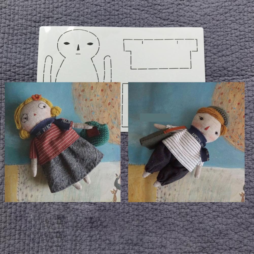 Милые Животные Пэчворк ПЭТ Шаблон DIY Ручная Работа Брелок Трафареты Для Подвесок Пара Кошек Кукла Квилтинговые Узоры Изготовление Поделок