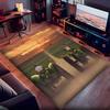 Tractor Polyester Carpet, Soft Indoor Mat for Office Chair, Living Room, Computer Desk - Decorative Home Office Rug Design