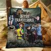 MINISO Hotel Transylvania Cartoon Print Blanket.Oversized Soft Warm Flannel All-season Blanket.Use Sofas,Picnic,Camping Blankets