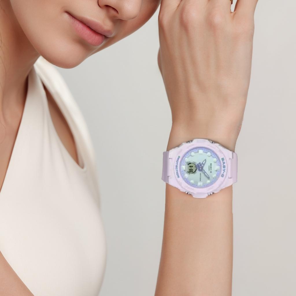 Casio Женские часы BABY-G Синие BGA-320FH-4AJF BGA-320FH-4AJF