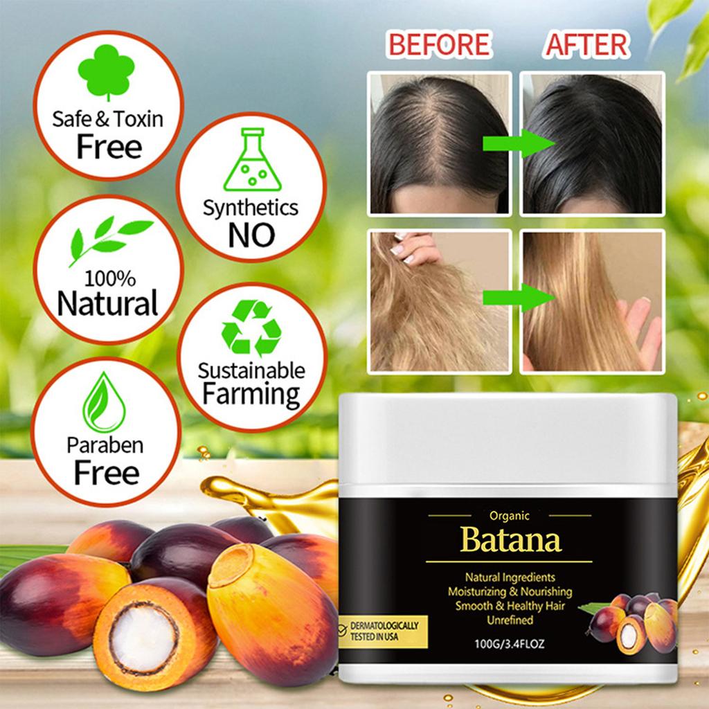 Batana Care Oil For Hair Growth,batan Care Oil,hair Growth Oil,hair Oil,Stimulates Hair Growth, Batana Care Oil Moisturizes And Repairs Dryness,100g