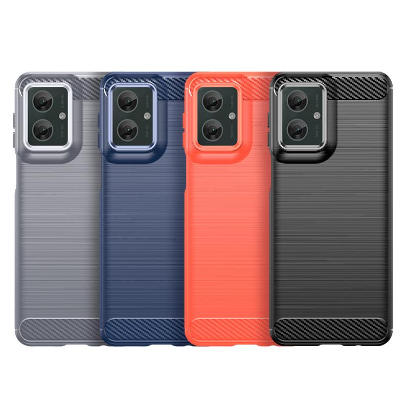 Для Moto G55 чехол Moto G55 Capa новый бампер из углеродного волокна для телефона задняя броня противоударный мягкий TPU Fundas Motorola Moto G55 G 55