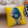 Cute Colorful American Brand MMMs Cushion Cover Throw Pillow Cover Hidden Button Durable Polyester Chair Cushion