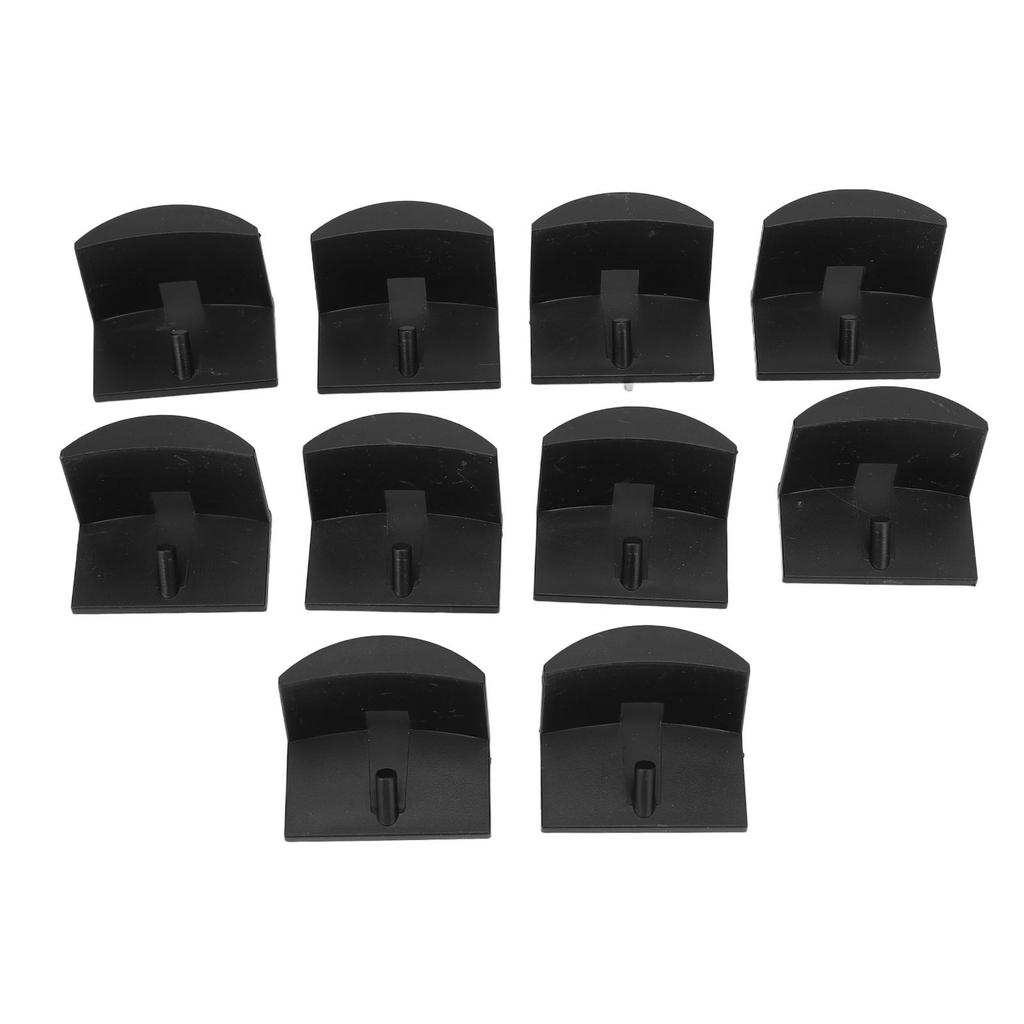 10Pcs Adhesive Hat Hooks Long Lasting Adhesive Holder for Hat Earphone Bag Small Pendants