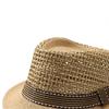 Short Brim Sun Cap Breathable Floral Hat Outdoor Straw Fedora Hat  Summer