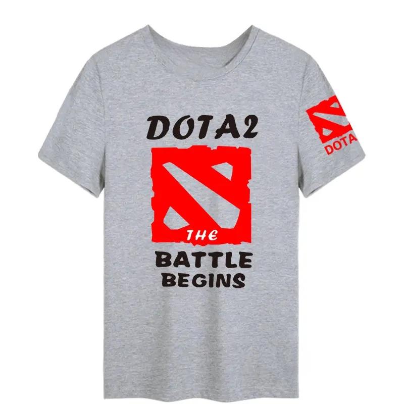 Логотип героя Dota Игра Крутая Модная Футболка Удобная Мягкая Высокое Качество Подарок для Фанатов Yk Ins