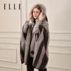 ELLE Women's Warm Plush Shawl Cape