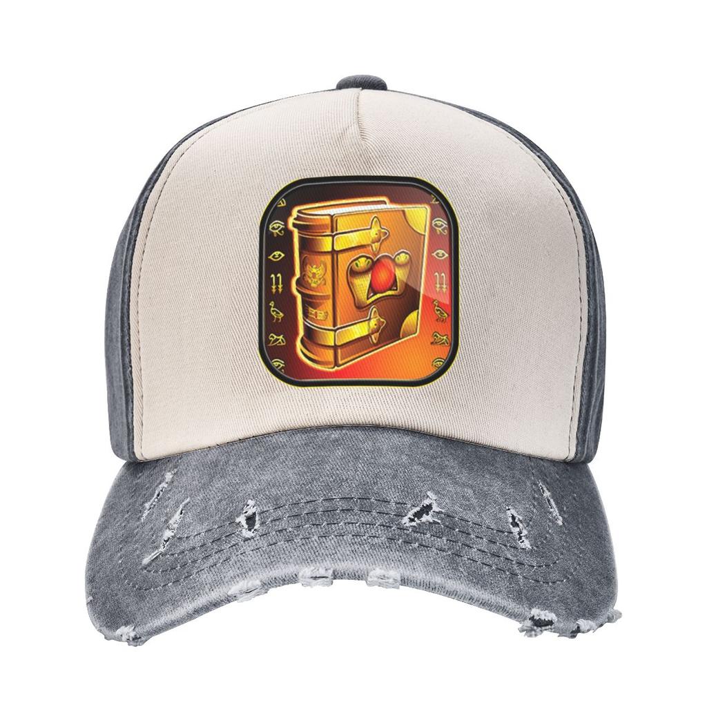 Book Of Ra Game Gaming Trucker Hat Аксессуары Повседневные потертые потертые головные уборы для женщин унисекс Регулируемые