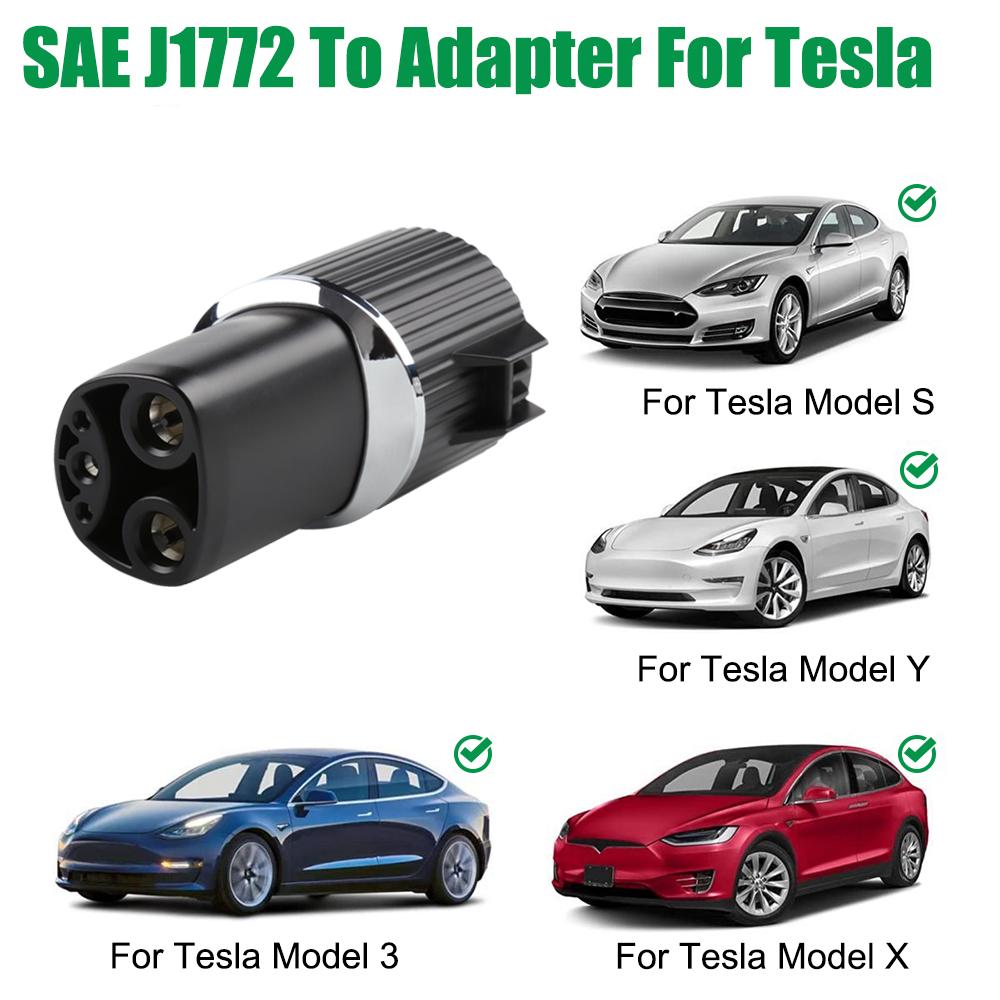 Разъем для зарядки электромобиля SAE J1772 для Tesla Model XY 3 S EV зарядное устройство адаптер тип 1 переходник гнездо пистолета аксессуар