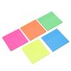 Клейкие заметки 5 цветов Сделай сам Использование ПЭТ материал Милые Легкие 75 мм Длина 75 мм Ширина Офисные принадлежности для индексации