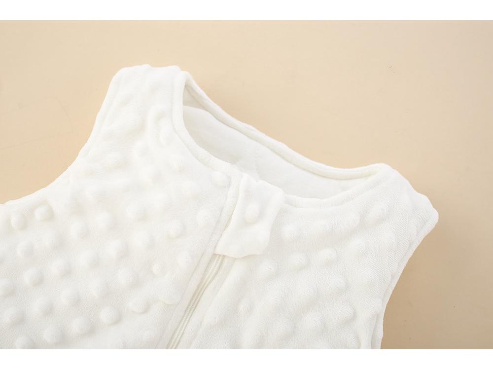 Спальный мешок без рукавов из плотного детского бархата для осени/зимы