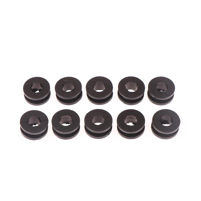 Innovative And Practical For 10Pcs Motorcycle Side Cover Black Rubber Grommets Gasket Fairings