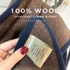 Ingenious Handmade Hemming! 100% Wool Triangle Scarf Women's Winter Versatile Solid Color Shawl Scarf Dual-purpose