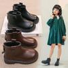 Children's Autumn and Winter New Little Girl Fashion British Style Girl Boots Student Black Fashion Boots